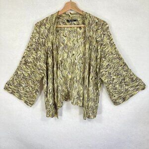 Nic + Zoe  Open Cardigan Lightweight Hippie Academia Boho Grandma Core XL